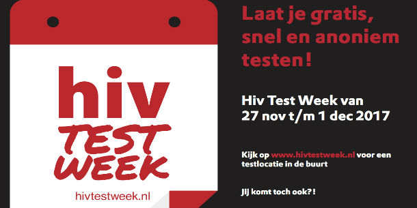 Hiv-testweek van 27 november tot 1 december