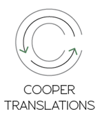 Ondernemer van de maand Logo Cooper Translations