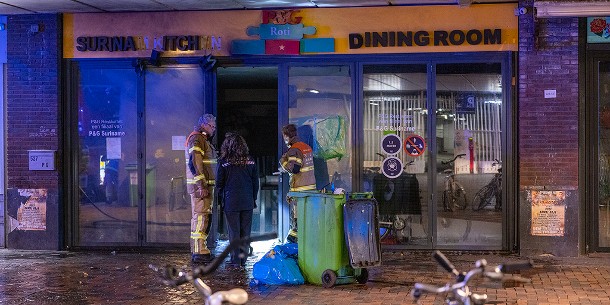 Explosie en brand bij restaurant aan het Bijlmerplein